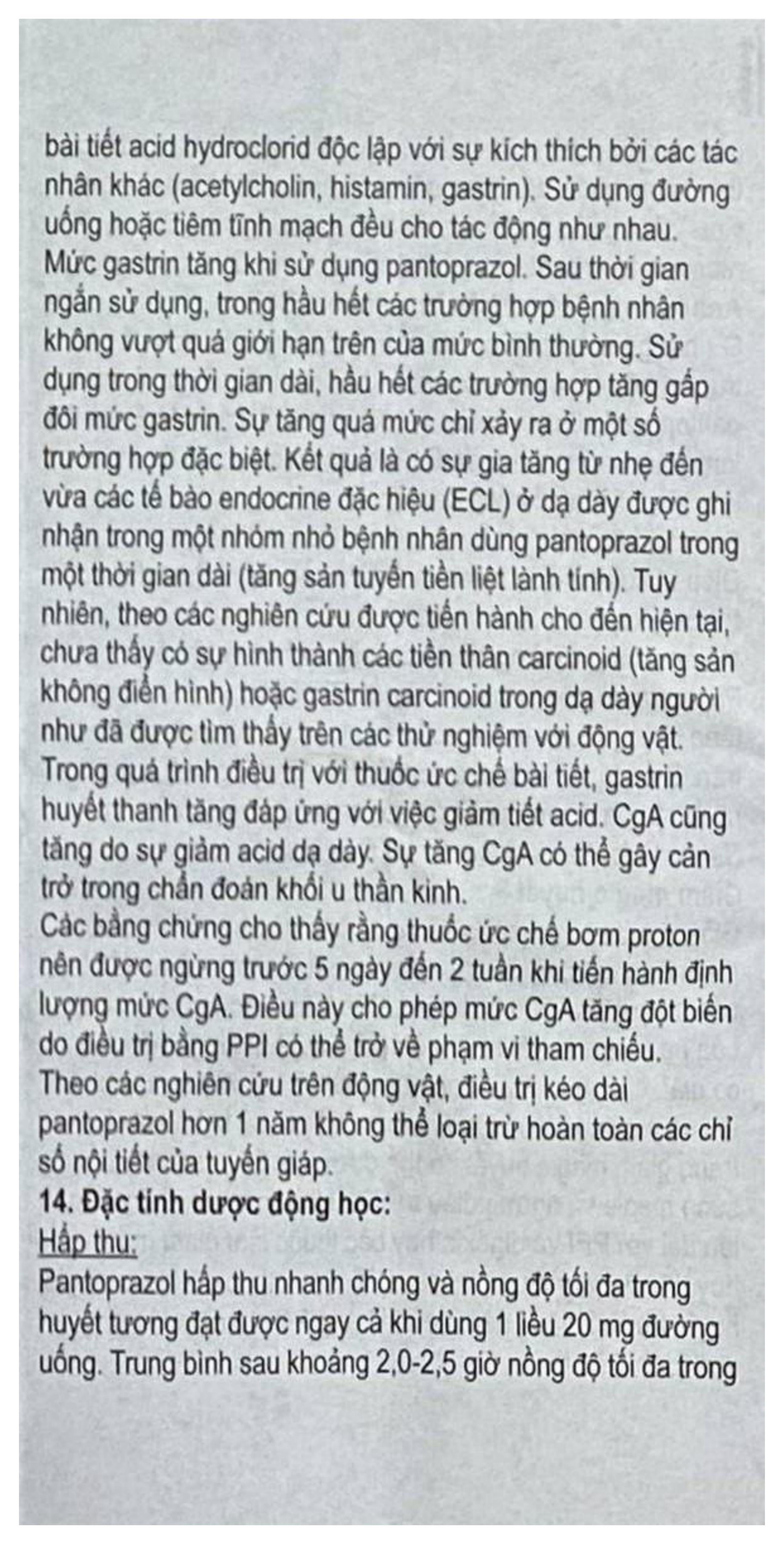 Nolpaza 20mg điều trị bệnh trào ngược dạ dày - thực quản (2 vỉ x 14 viên) - 16